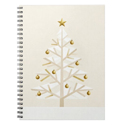 Minimalist Holiday Pine Notebook Notitieboek (Voorkant)