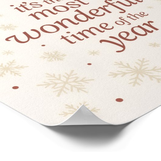 Minimalist Holiday Printable Wall Art Poster (Hoek)