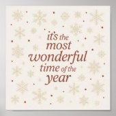 Minimalist Holiday Printable Wall Art Poster (Voorkant)