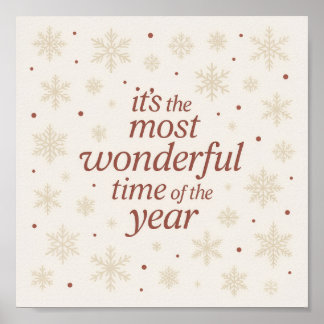 Minimalist Holiday Printable Wall Art Poster