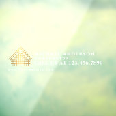 Minimalist Home Building Construction  Car Truck Raamsticker (Vel 3)