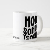 Minimalist Homeschool Teacher Grote Koffiekop (Voorkant rechts)