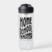 Minimalist Homeschool Teacher Waterfles (Voorkant)