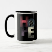 Minimalist Hope Koffie Mok (Links)