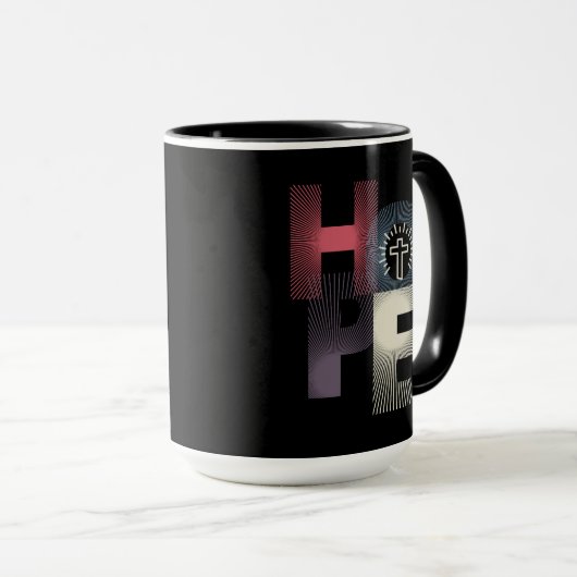 Minimalist Hope Koffie Mok (Voorkant rechts)