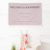 Minimalist Horizontal Dusky Rose Spandoek (Insitu)