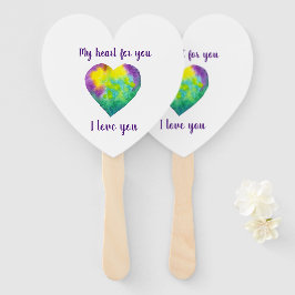 Minimalist I love you rainbow Valentine's Day  Handwaaier