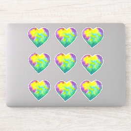Minimalist I love you rainbow Valentine's Day Sticker