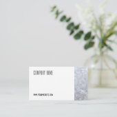 Minimalist ice glass photography QR Business Card Visitekaartje (Staand voorkant)
