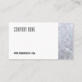 Minimalist ice glass photography QR Business Card Visitekaartje