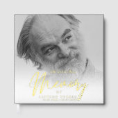 Minimalist In Loving Memory Funeral Gastenboek (Voorkant)