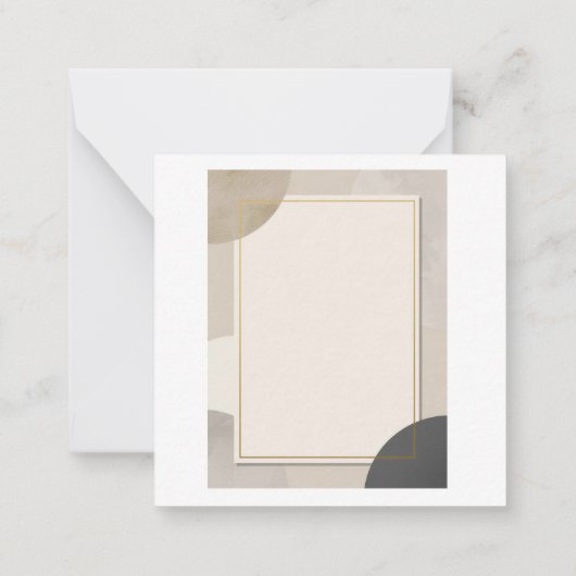 Minimalist Inspirational Notes | Modern Of Notitiekaartje (Achterkant)