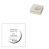 Minimalist Inspirational Stamp | Modern Office & H Rubberstempel (Gestempeld)