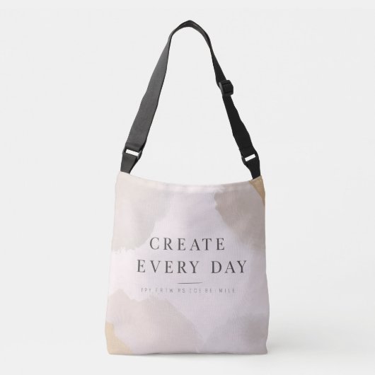 Minimalist Inspirational Tote Bag | Modern Neutral (Voorkant)