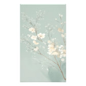 Minimalist Japandi Floral Wall Art Print Foto Afdruk (Voorkant)