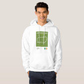 Minimalist Leopardstown Horse Racing Line Hoodie (Voorkant volledig)