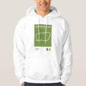 Minimalist Leopardstown Horse Racing Line Hoodie (Voorkant)