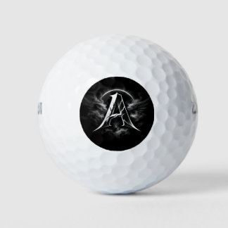 Minimalist Letter A Monogram Golf Ball Design Golfballen