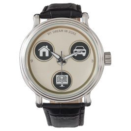 Minimalist Life Icons eWatch Horloge