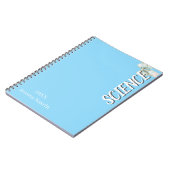 Minimalist Lilac Vertical Text School Subject Notitieboek (Linkerzijde)