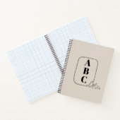 Minimalist Line Art Frame Notitieboek (Binnen)