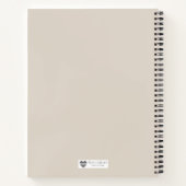 Minimalist Line Art Frame Notitieboek (Achterkant)