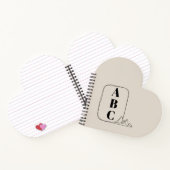 Minimalist Line Art Frame  Notitieboek (Binnen)