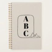 Minimalist Line Art Frame  Planner (Voorkant)