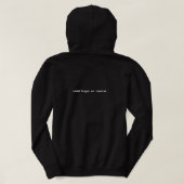 Minimalist Line Art Nature –T‑Shirt Hoodie (Design achterkant)