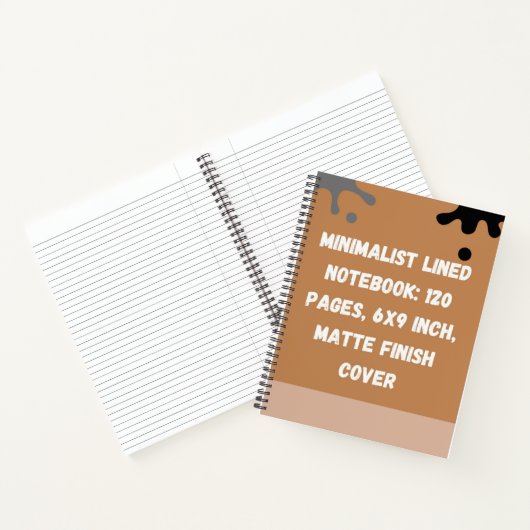 Minimalist Lined Notebook: 120 Pages Notitieboek (Binnen)
