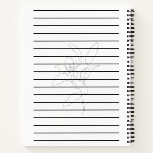 Minimalist Lined Notebook: 120 Pages Notitieboek (Achterkant)