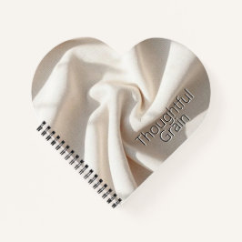 Minimalist Linen Weave | Natural Textured Fabric Notitieboek