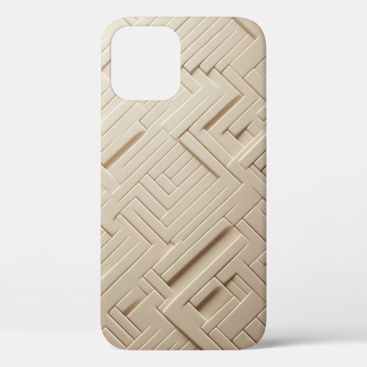 Minimalist Liquid Wave Abstract Phone Case  (Achterkant)