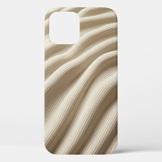 Minimalist Liquid Wave Abstract Phone Case - Ether (Achterkant)