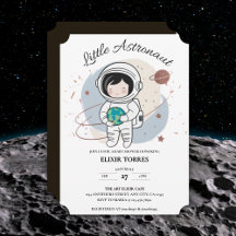 Minimalist Little Astronaut Baby shower