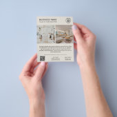 Minimalist Logo Photo Business Promotional Flyer (Hand)