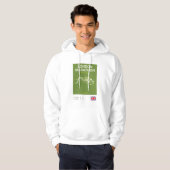 Minimalist London Marathon Line Print Hoodies (Voorkant volledig)