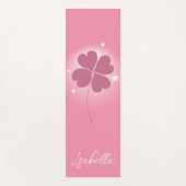 Minimalist Lucky Clover Yoga Mat  (Voorkant)