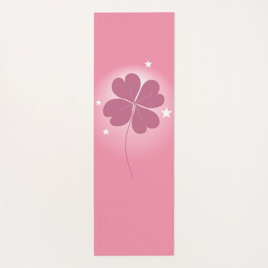 Minimalist Lucky Clover Yoga Mat  (Achterkant)