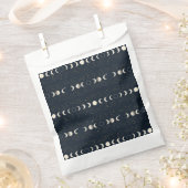 Minimalist Lunar Phases Pattern with Stars and Nig Bedankzakje (Geknipt)