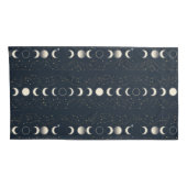 Minimalist Lunar Phases Pattern with Stars and Nig Kussensloop (Achterkant-Rechts)