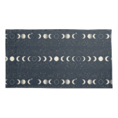 Minimalist Lunar Phases Pattern with Stars and Nig Kussensloop (Achterkant)