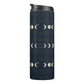 Minimalist Lunar Phases Pattern with Stars and Nig Thermosbeker (Geroteerd rechts)