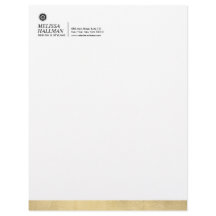 Minimalist Luxe Floral Logo Designer Faux Gold