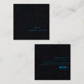 Minimalist Luxury Boutique Ivory  Vierkante Visitekaartje (Voorkant / Achterkant)