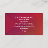 Minimalist Luxury Business Cards Visitekaartje (Achterkant)