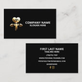 Minimalist Luxury Gym Trainer Coach Weight Fitness Visitekaartje (Voorkant / Achterkant)