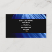 Minimalist Luxury Sleek Modern Business Cards Visitekaartje (Achterkant)