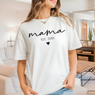 Minimalist Mama T-shirt, Moederdag cadeau T-shirt