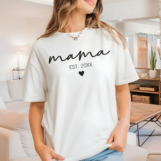 Minimalist Mama T-shirt, Moederdag cadeau T-shirt